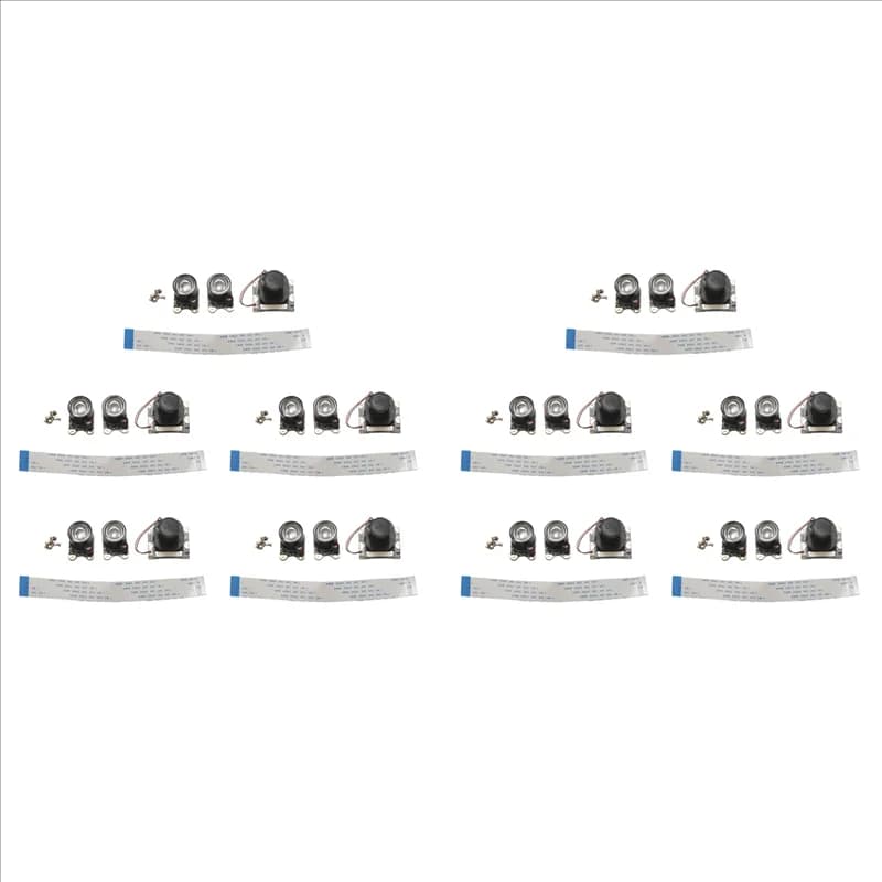 JABS-10X Modulo telecamera per visione notturna per Raspberry Pi 4, Mini 5MP 1080P HD Video OV5647 Sensore Webcam Kit con IR-Cut incorporato