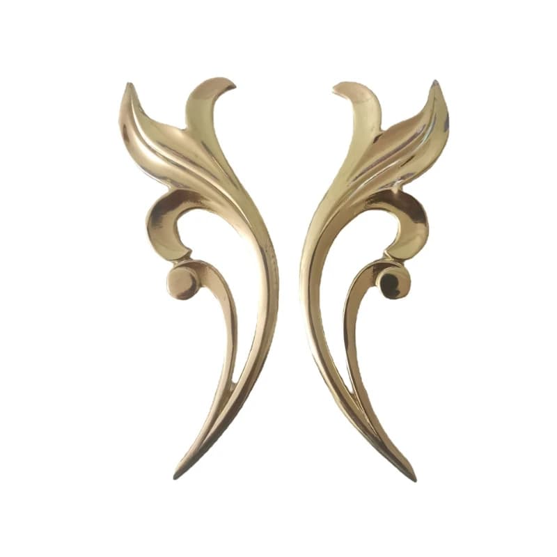 Maniglie in Ottone a Forma di Nuvole Auspicanti per Cassetti, Porte, Armadi, Scarpiera, Libreria
