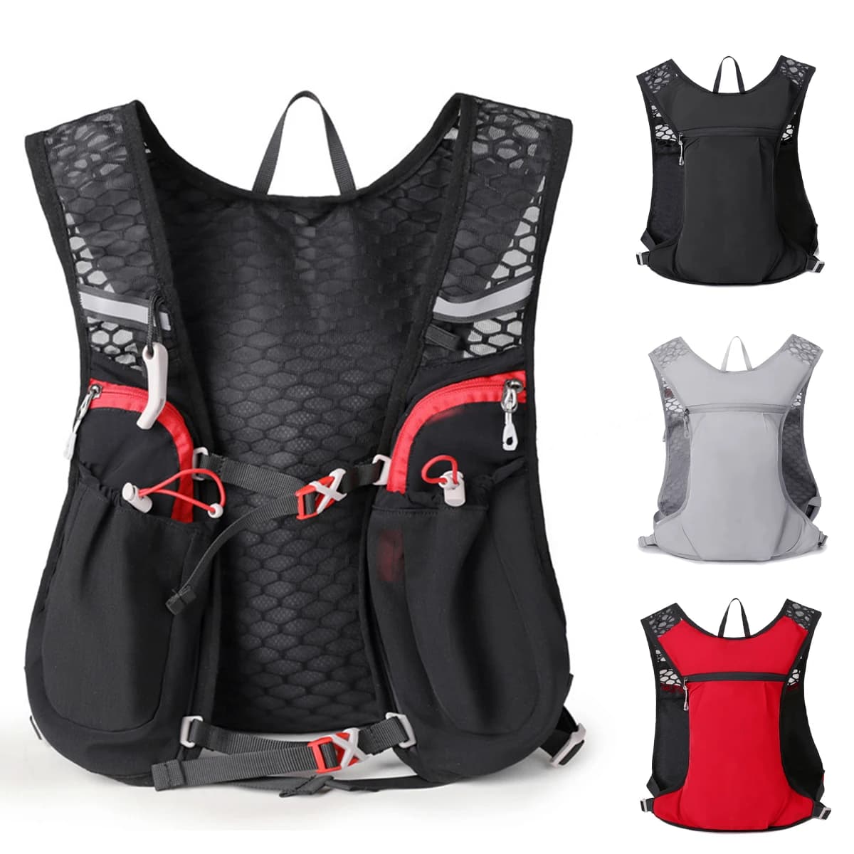 Professional Running vest for outdoors Marathon bag Trail Running vest for hydration Multifunctional adjustable light water pack