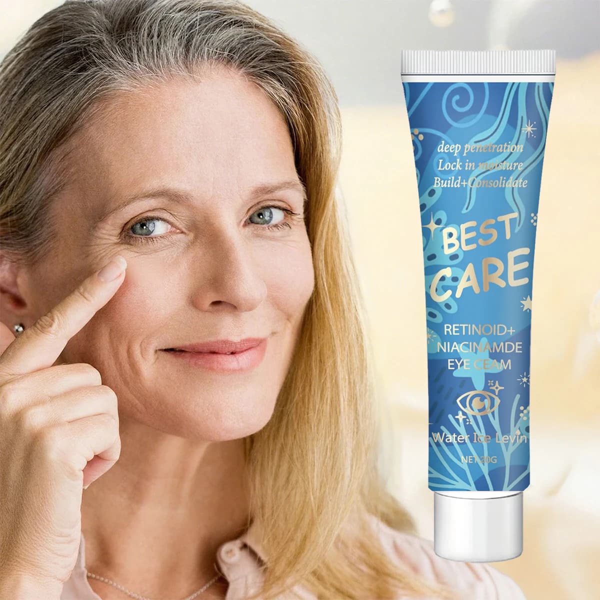 Cream for oceanic eyes, deep nutrition to bee venom, potent curcumin antioxidant, multi-essence hydration, holiday gift Primo Cho