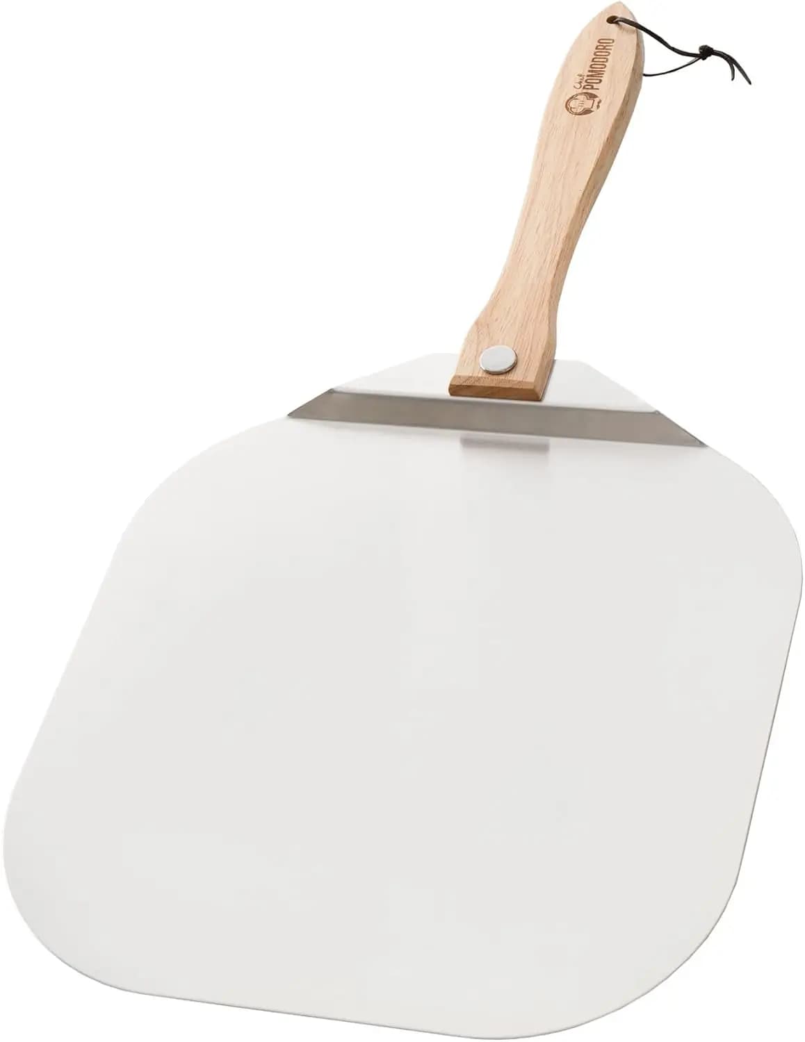 Pala per Pizza Pieghevole da 16 Pollici con Manico in Legno per Facile Conservazione, Perfetta per la Cottura di Pizza Fatta in Casa