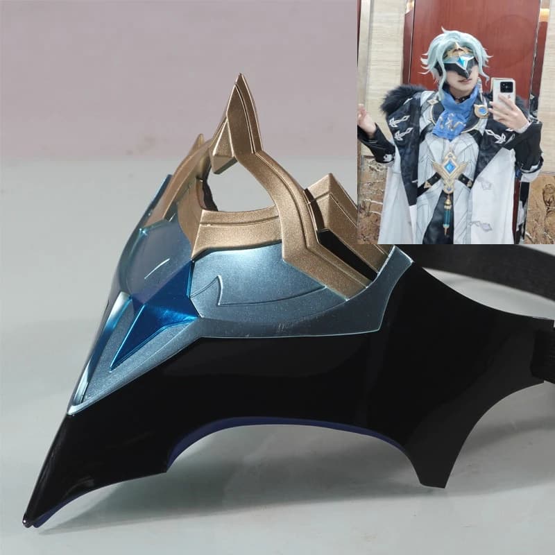 Genshin Impact Cosplay Il Dottore Mask The Doctor Face Shield Eleven Fatui Harbingers Accessories Sumeru Akademiya Mask Gifts