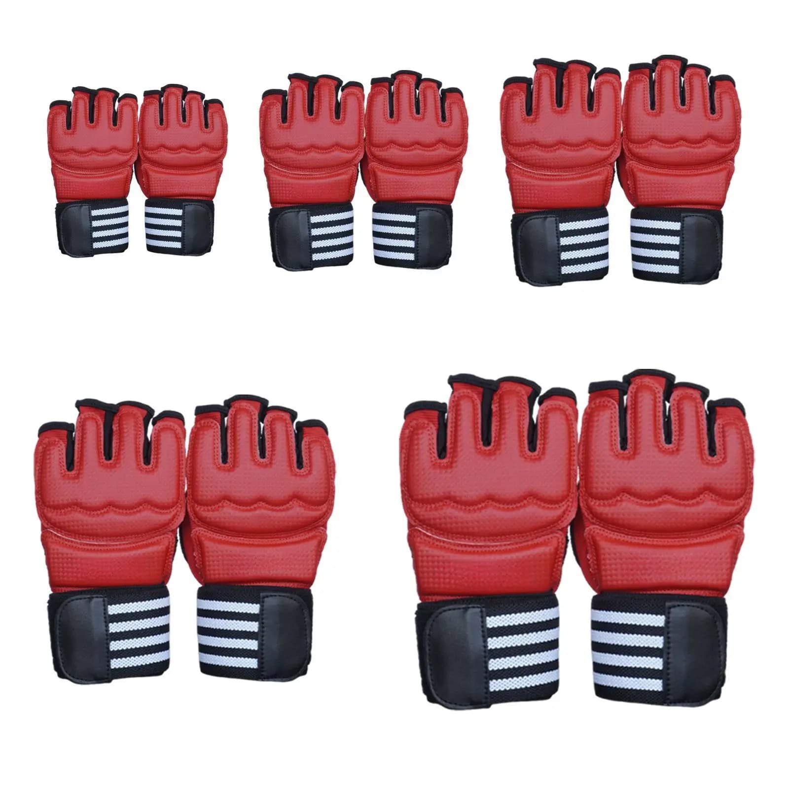 Training Gloves for Boxes Light kickboxing gloves half fingers breathable elastic for gym Taekwondo Sanda