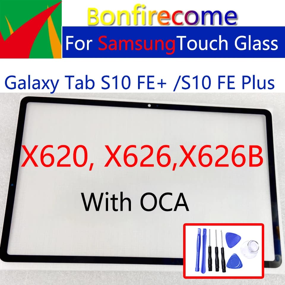 Nuovo 13.1 "Per Samsung Galaxy Tab S10 FE + X620 X626 Pannello Touch Screen Tablet S10FEPlus Sensore Frontale Esterno LCD di Vetro Con OCA