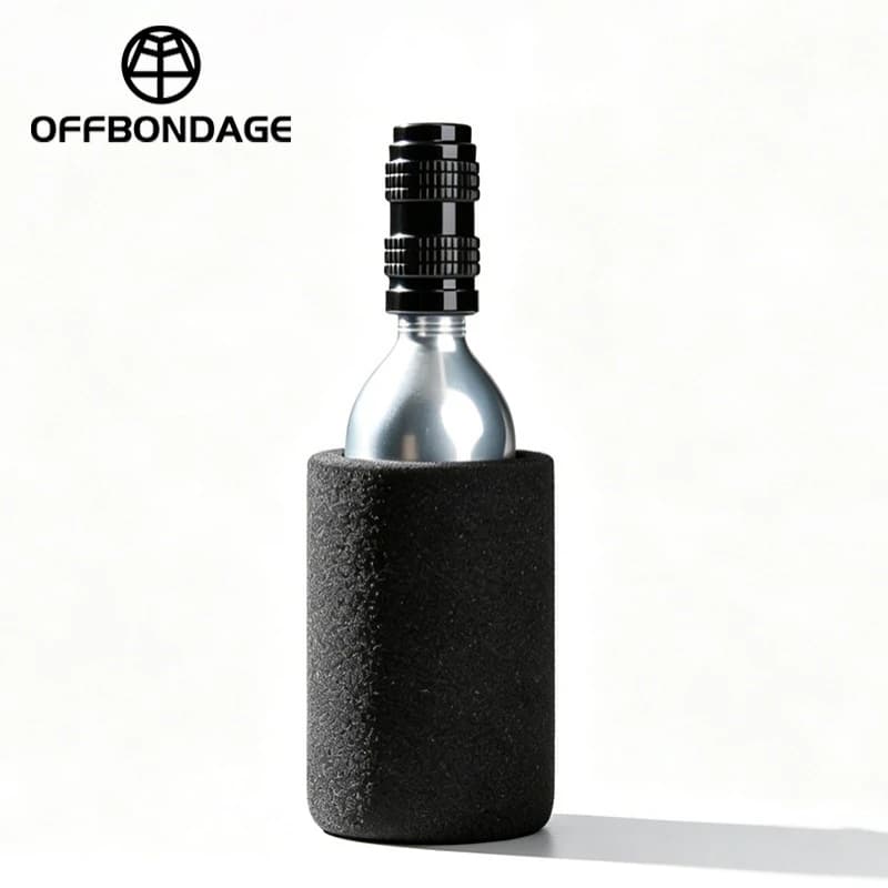 OFFBONDAGE Fast CO2 Air Pump Portable Aluminum Alloy Road Bicycle Tire Inflator Adjustable MTB Tire Pump Bike Accessories