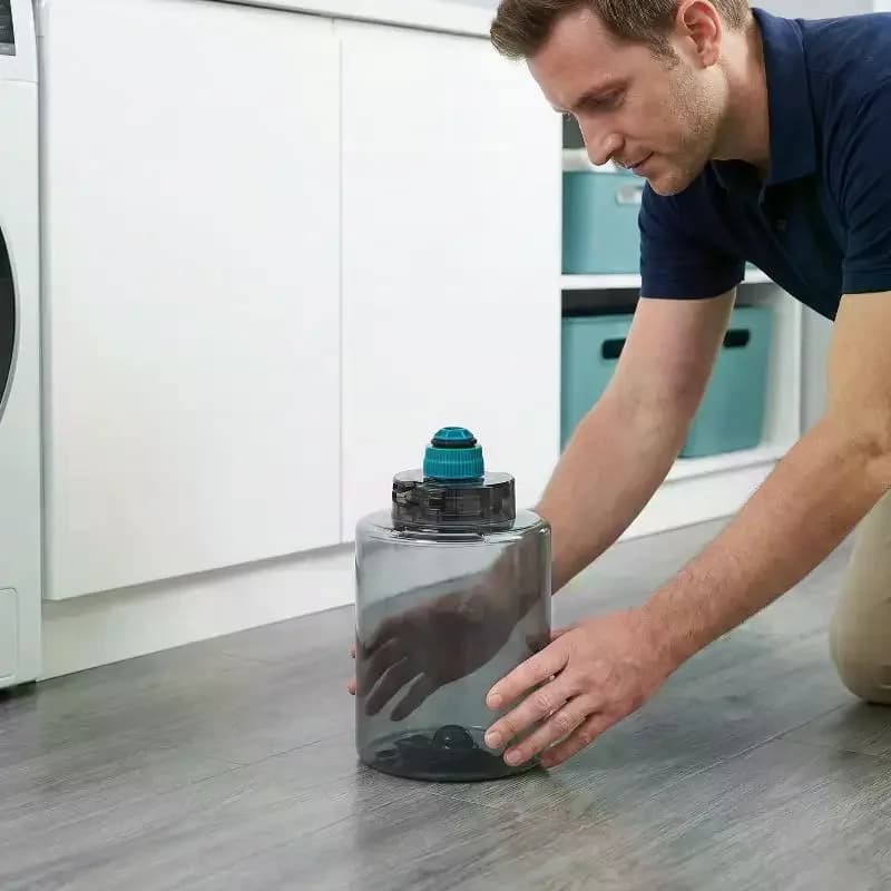Aspirapolvere a doppio uso (asciutto e bagnato) con serbatoio dell'acqua in plastica PE sostituibile e accessori per elettrodomestici