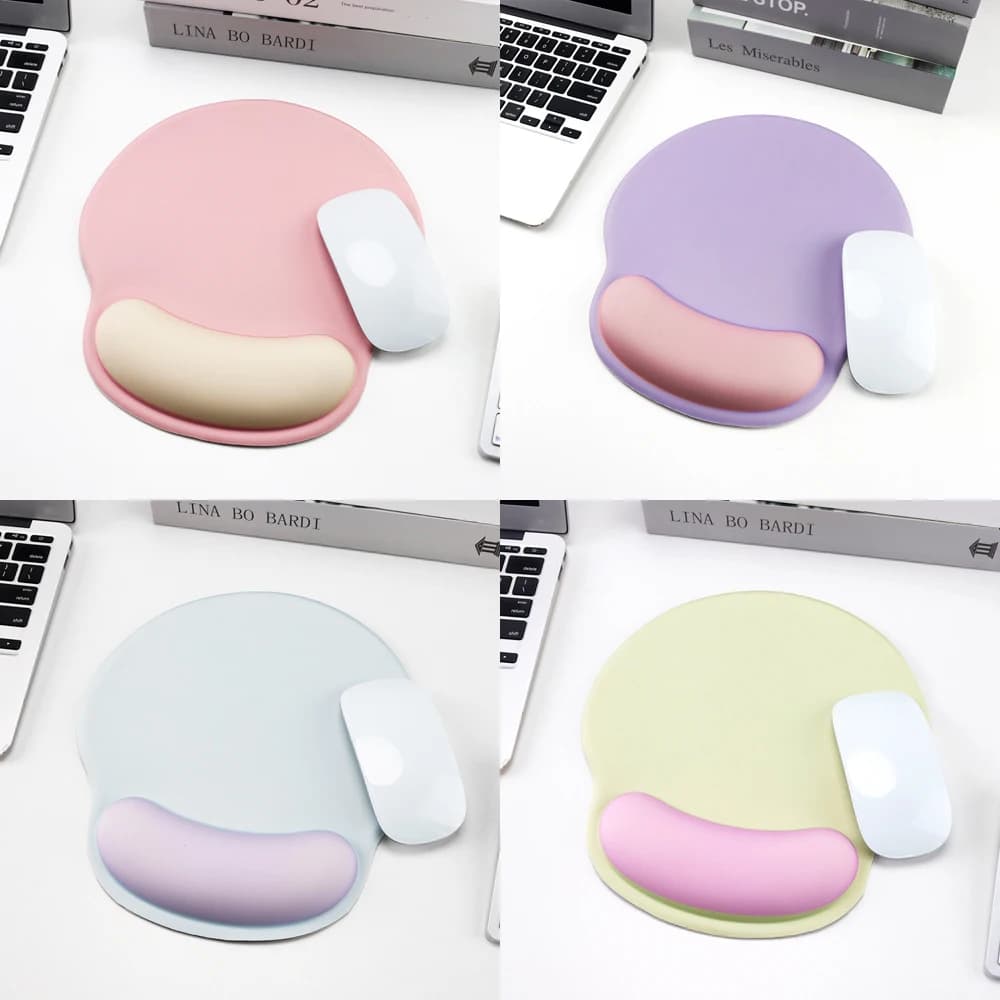 Tappetino per mouse 3D con colori a contrasto, supporto per polso, antiscivolo, per gaming, accessori da scrivania per DOTA 2