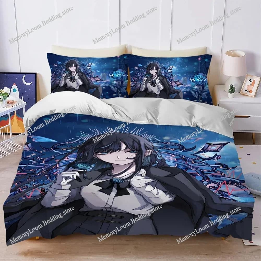 Hot Singer A-Ado Music Duvet Cover Set Home Style Bedding Soft Laundry Cotton Bed Four Seasons Student Dormitory Home Textile