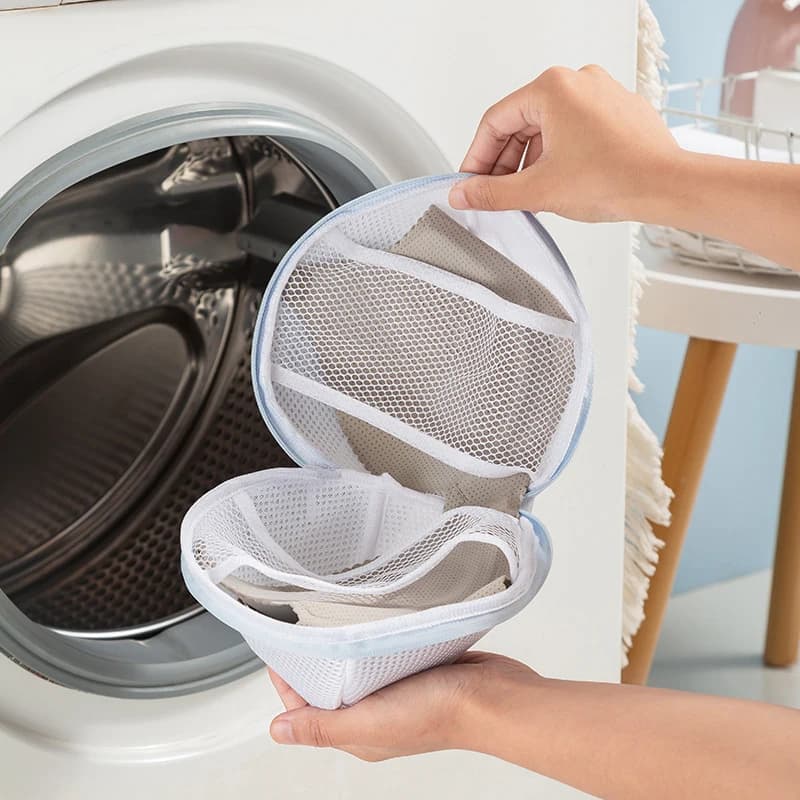 Sacchetti per Lavaggio Reggiseni, Sacchetti Anti-deformazione per Lavatrice, Sacchetti Pieghevoli per Biancheria Intima con Cerniera