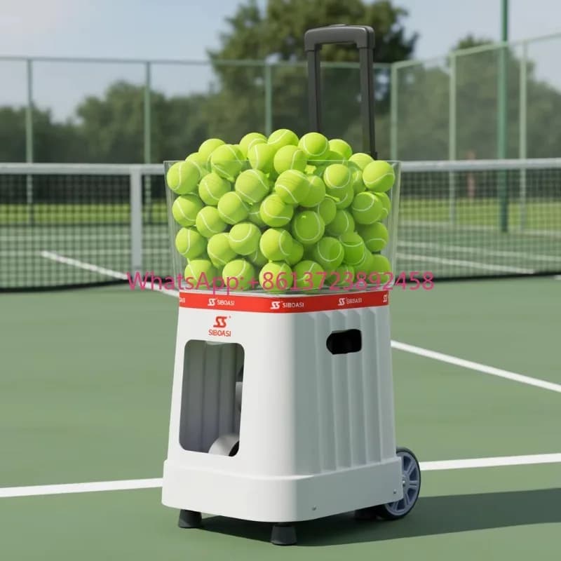 Airo Hot-Selling Tennis Ball Machine Low Power Consumption, Multi-Angle and APP Control for Professional Training or Exercise