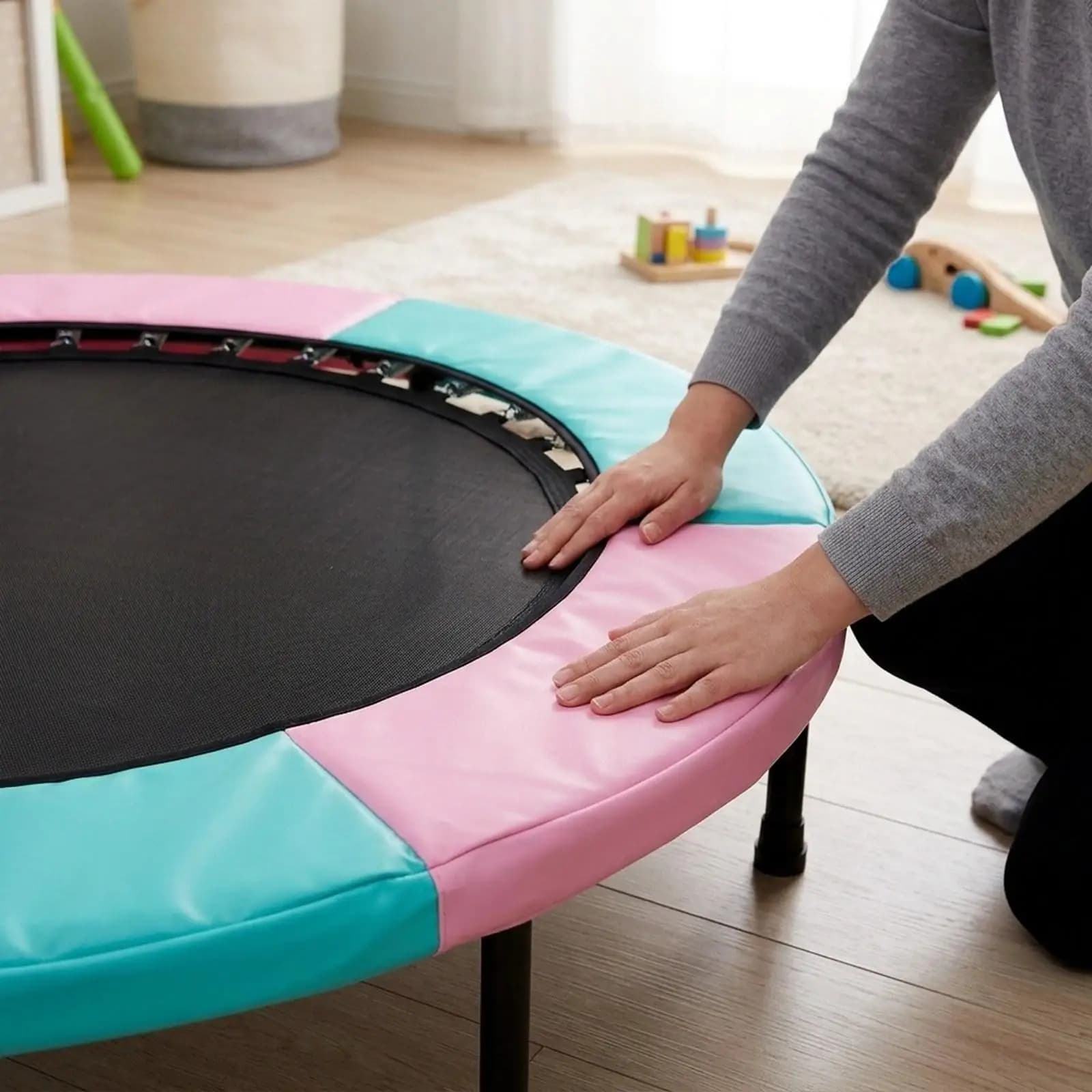 Copertura per Bordo Trampolino, Facile Installazione, Protezione per Telaio e Molle, Copertura per Trampolino da Giardino