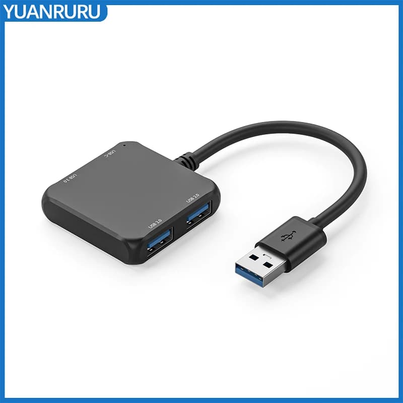 4 in 1 High Speed Usb Hub USB C Splitter HUB USB3.0 Docking Station Multi USB Splitter For Macbook Air Converter