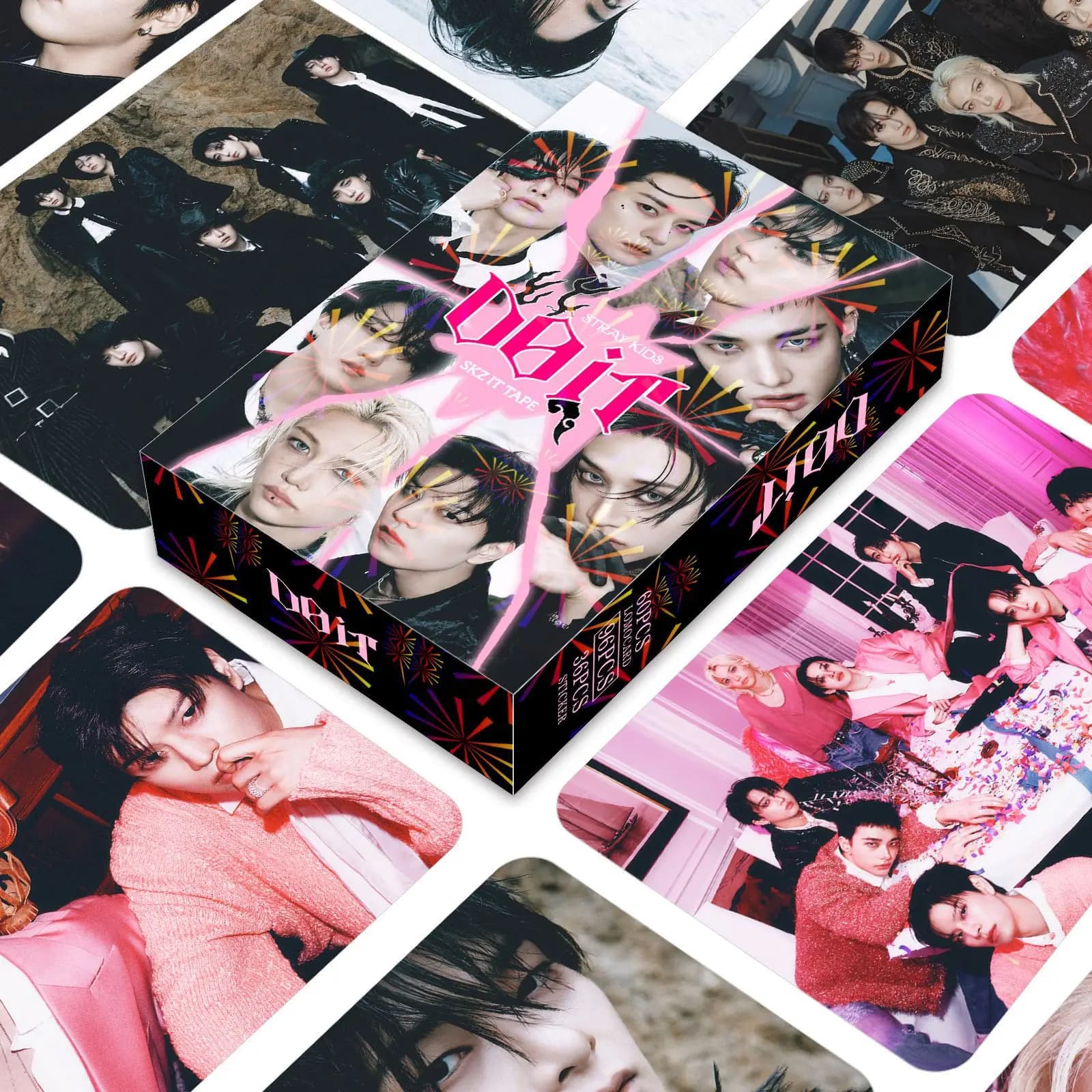 Nuovo Skzoo, Vendita Calda, Ultimo Album di Stray Kids, Karma, Set di 96 Piccole Carte in Scatola, Collezione Regalo per Tutti i Membri, Huang Xuanchen, Li Longfu