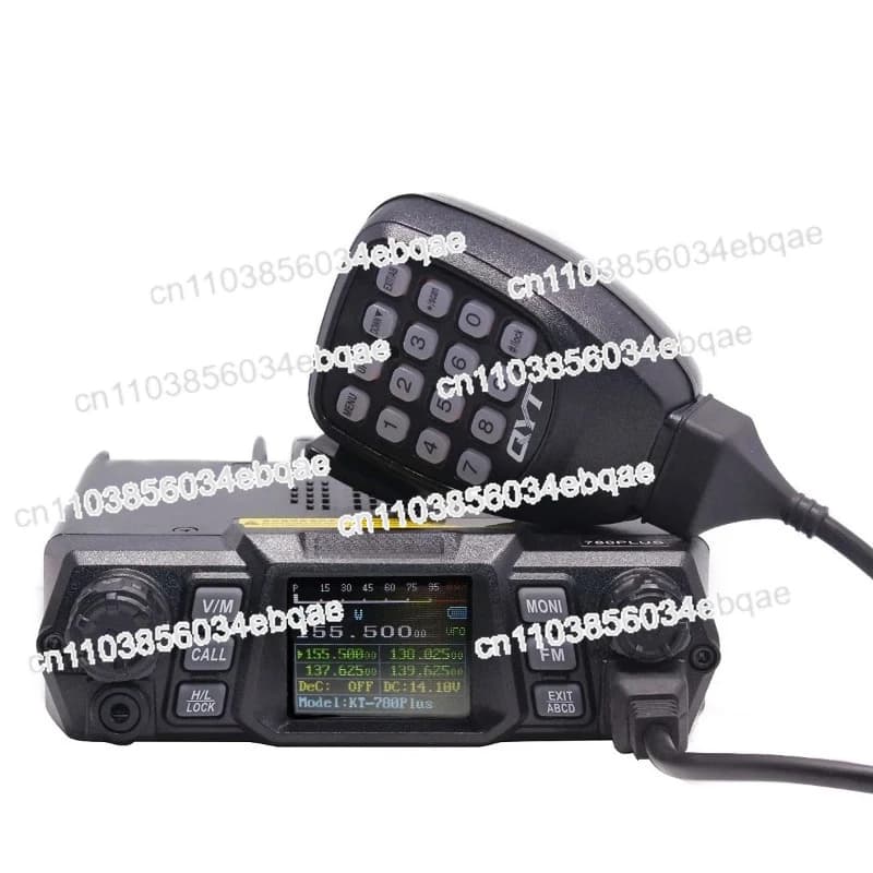 Walkie-talkie da 100 km a lungo raggio da 100 W Radioamatori VHF o UHF a banda singola Radio CB amatoriale mobile KT780 Plus