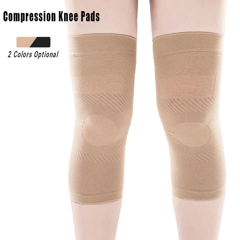 Leggbeauty uomo donna ginocchiera protettiva supporto per ginocchiera Fitness elastico a compressione medica con fascia in Silicone