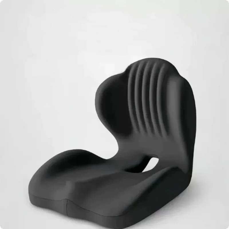 Cuscino per Sedia da Ufficio Ergonomico in Memory Foam con Supporto Lombare per Alleviare lo Stress, Adatto per Auto e Ufficio