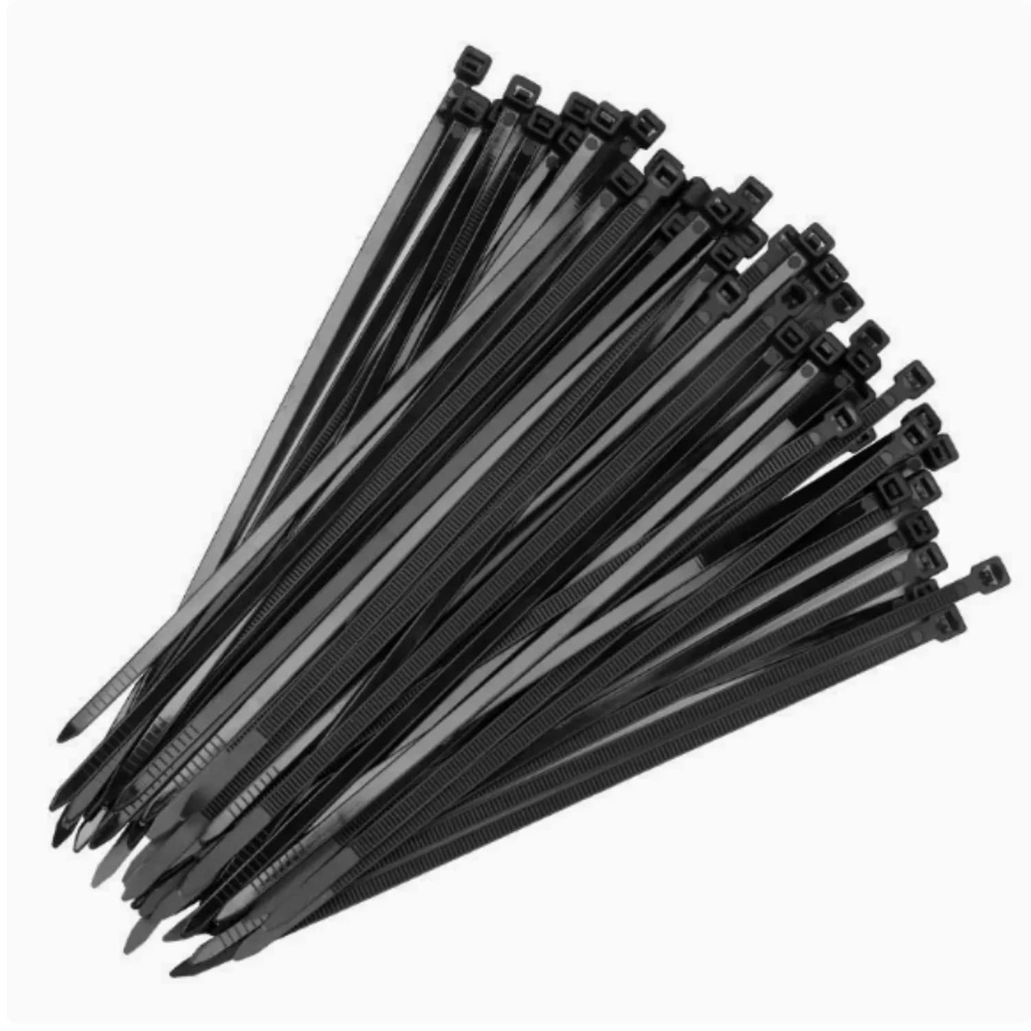 Set di 500 fascette stringicavo autobloccanti: regolabili, autobloccanti, impermeabili, antiscivolo, antigraffio e resistenti alle piegature