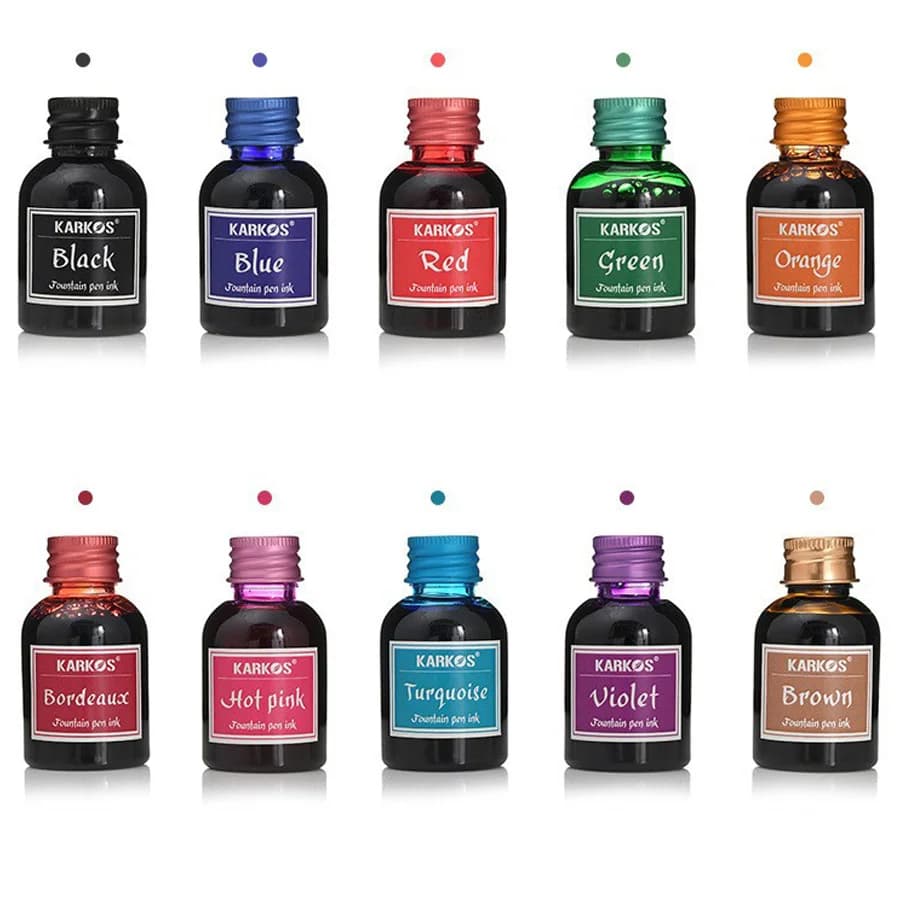 Pure Colorful Fountain Pen Ink Universal Refill Ink Stationery School Brand New Product Peace And Happiness 30ml