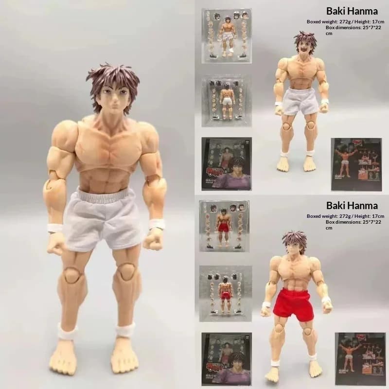 3 Stili Esclusivi 1/12 Son Of Ogre Baki Hanma Baki Versione Esclusiva per Eventi Action Figure Decorazione Stanza Bambola Giocattolo Regalo da Collezione