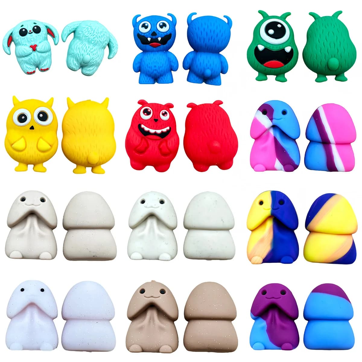 Perline in Silicone 3D 10 Pezzi, Animali Cartoon, per Creazioni Fai-da-Te, Gioielli, Ciondoli, Accessori all'Ingrosso, Regali