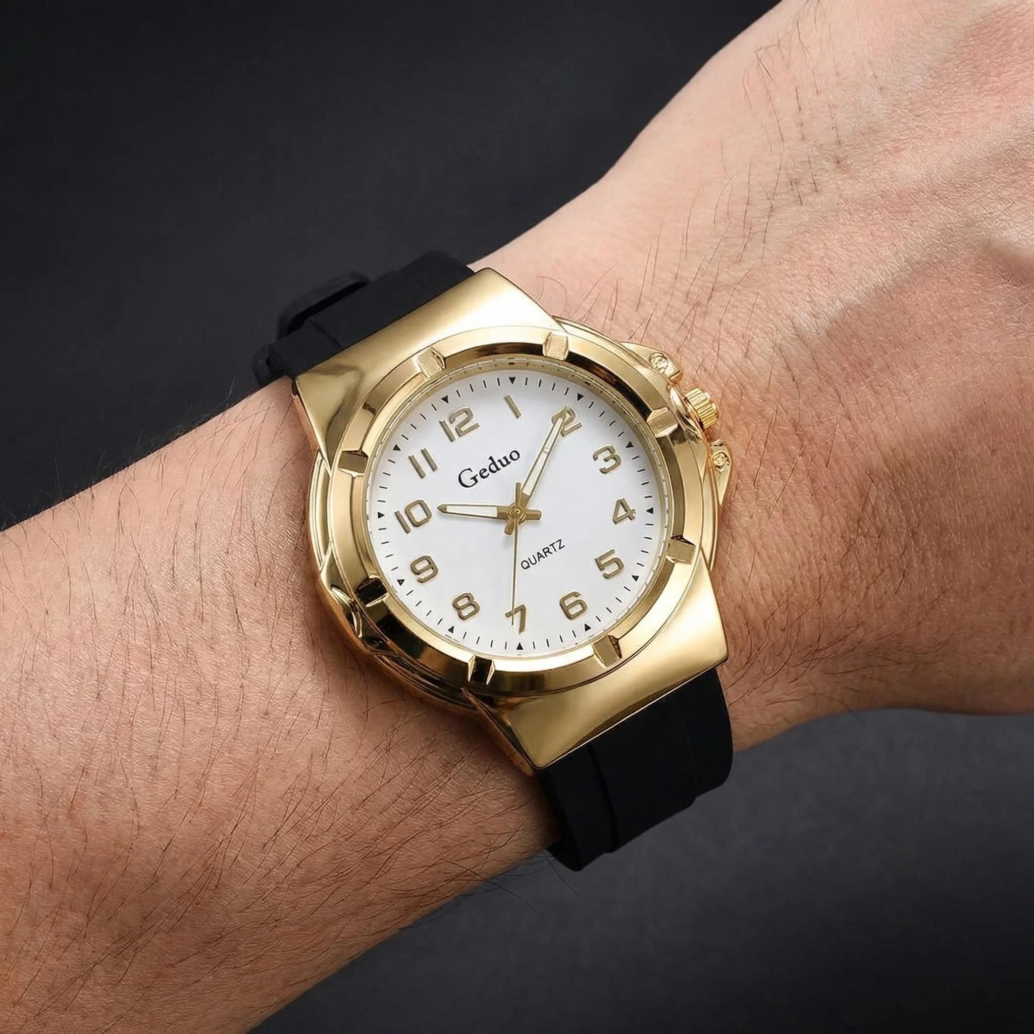 Nuovo Arrivo: Orologio Sportivo da Uomo, Casual, al Quarzo, con Cinturino in Silicone