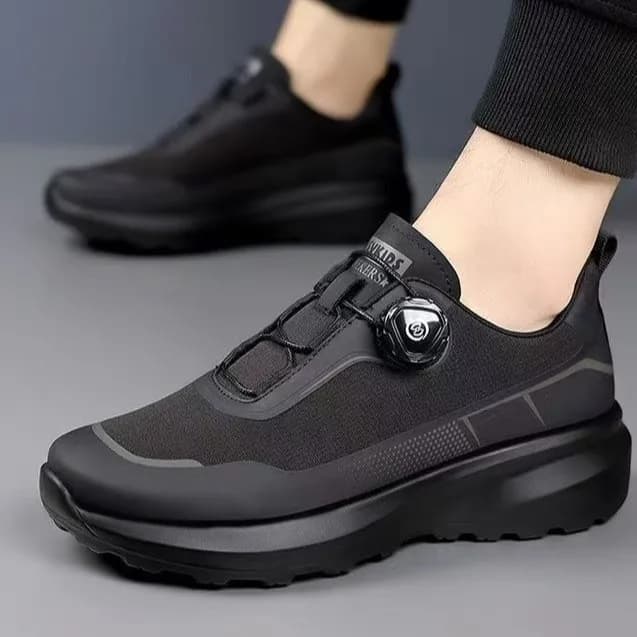 Fashion Casual Men's Shoes Designer Rotating Buckle Men Sneakers Thick-Soled Comfortable Outdoor Walking Shoes Zapatillas Hombre