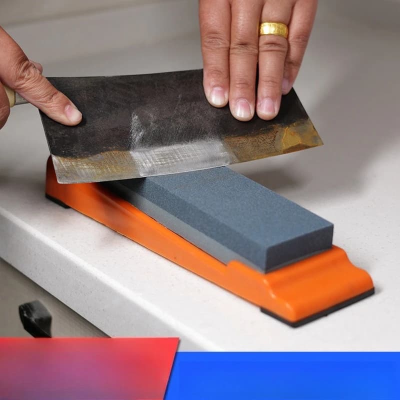 Set of Stones for Renting Kitchen Knives, Large Brown Cornish Stone for Home Sharpening