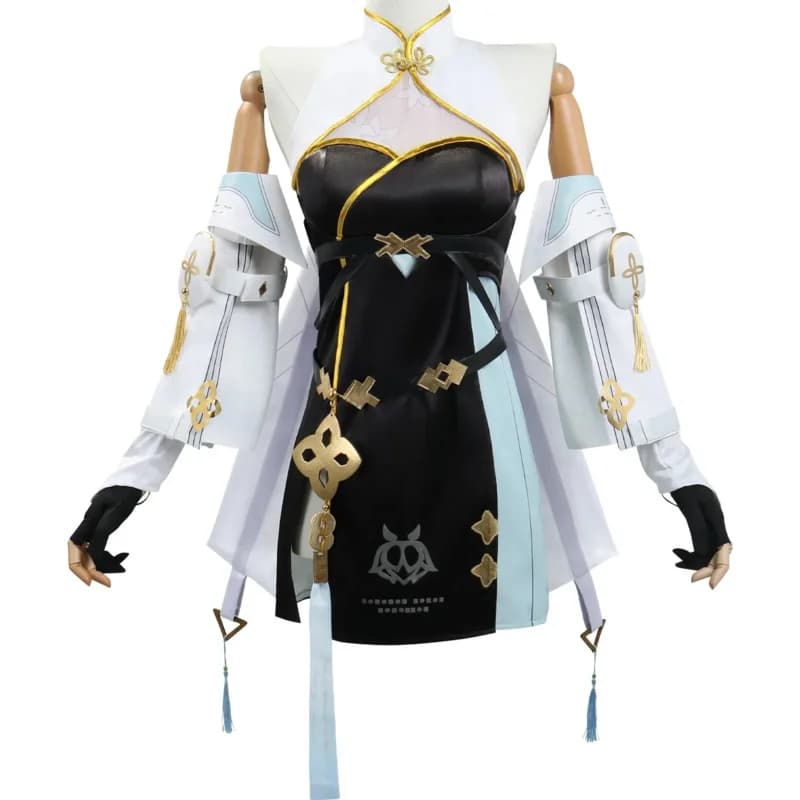 Wuthering Waves Baizhi Costume Cosplay Parrucca Anime Gioco WuWa Abiti da festa di Halloween per donne6;d'3, h'7.b;