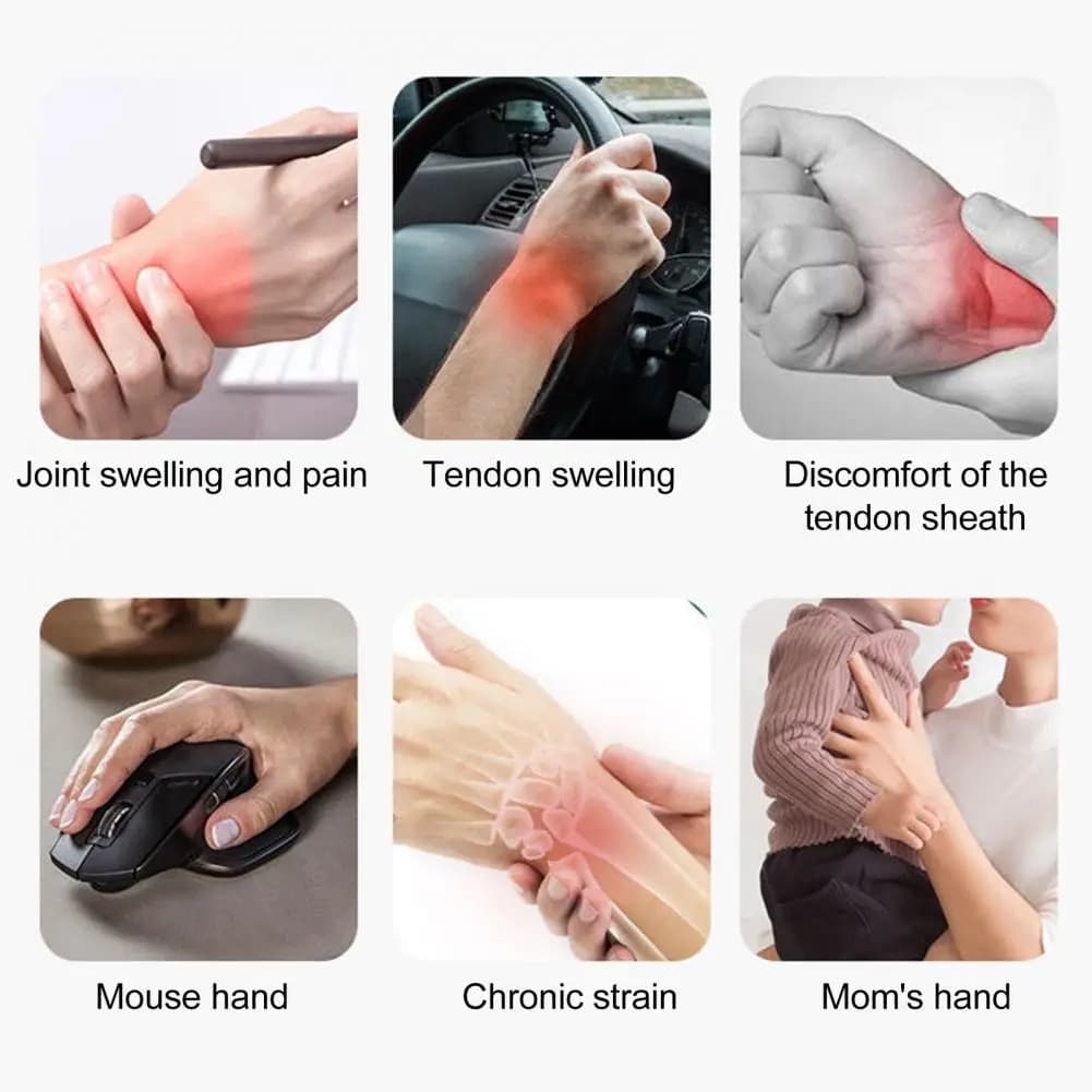 Protezioni per il polso ergonomiche Fasce per il polso a compressione Tutore per il polso sportivo regolabile per uomo Donna Compressione traspirante per l'artrite