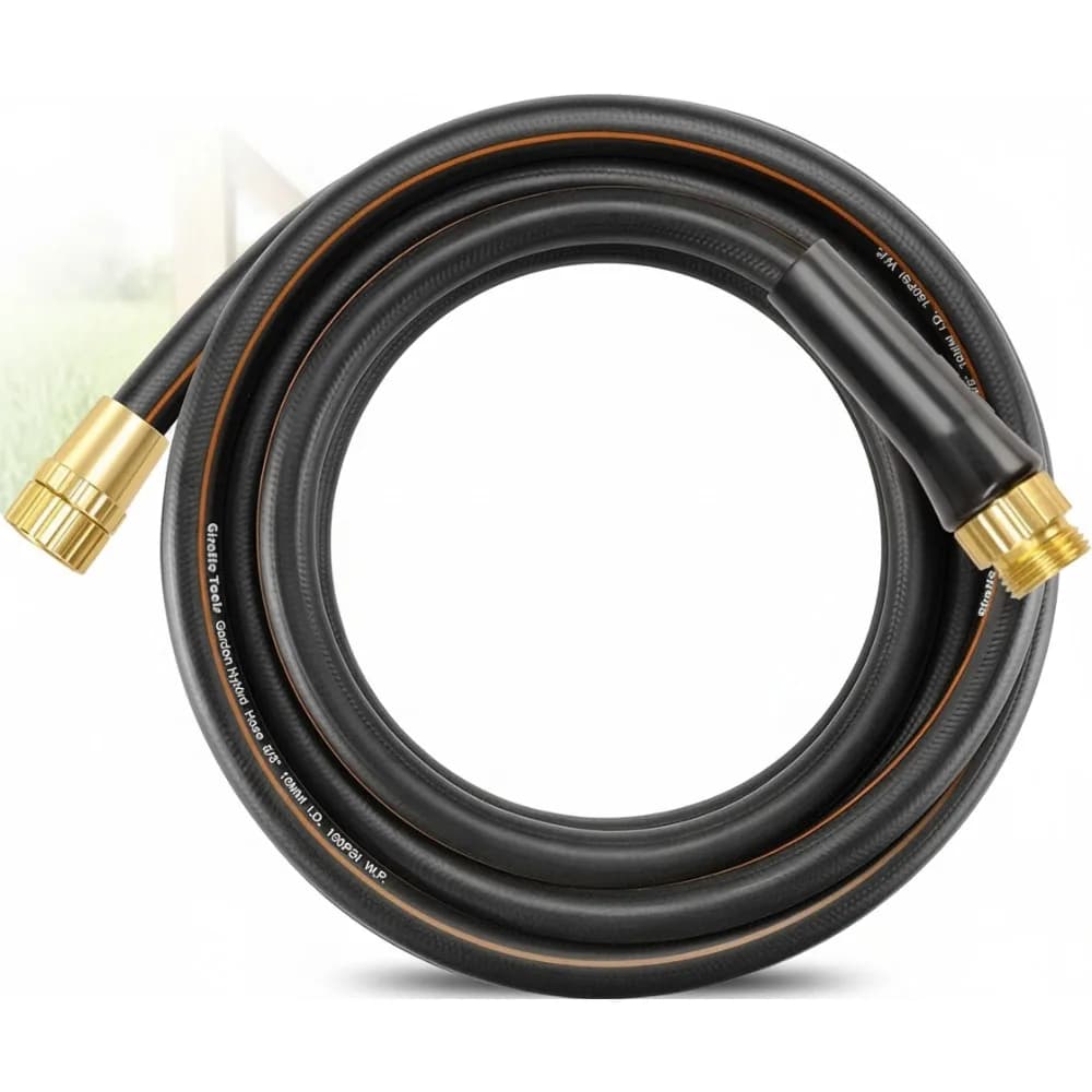 25 Foot Heavy Duty Garden Pipe with Swivel Handle, Water Pipe without twisting for easy gardening