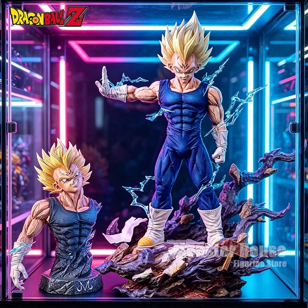 Statuetta Anime Dragon Ball di Majin Vegeta, 32cm/12.6in, Action Figure in PVC, Ornamento da Scrivania, Modellino da Collezione, Giocattolo Regalo