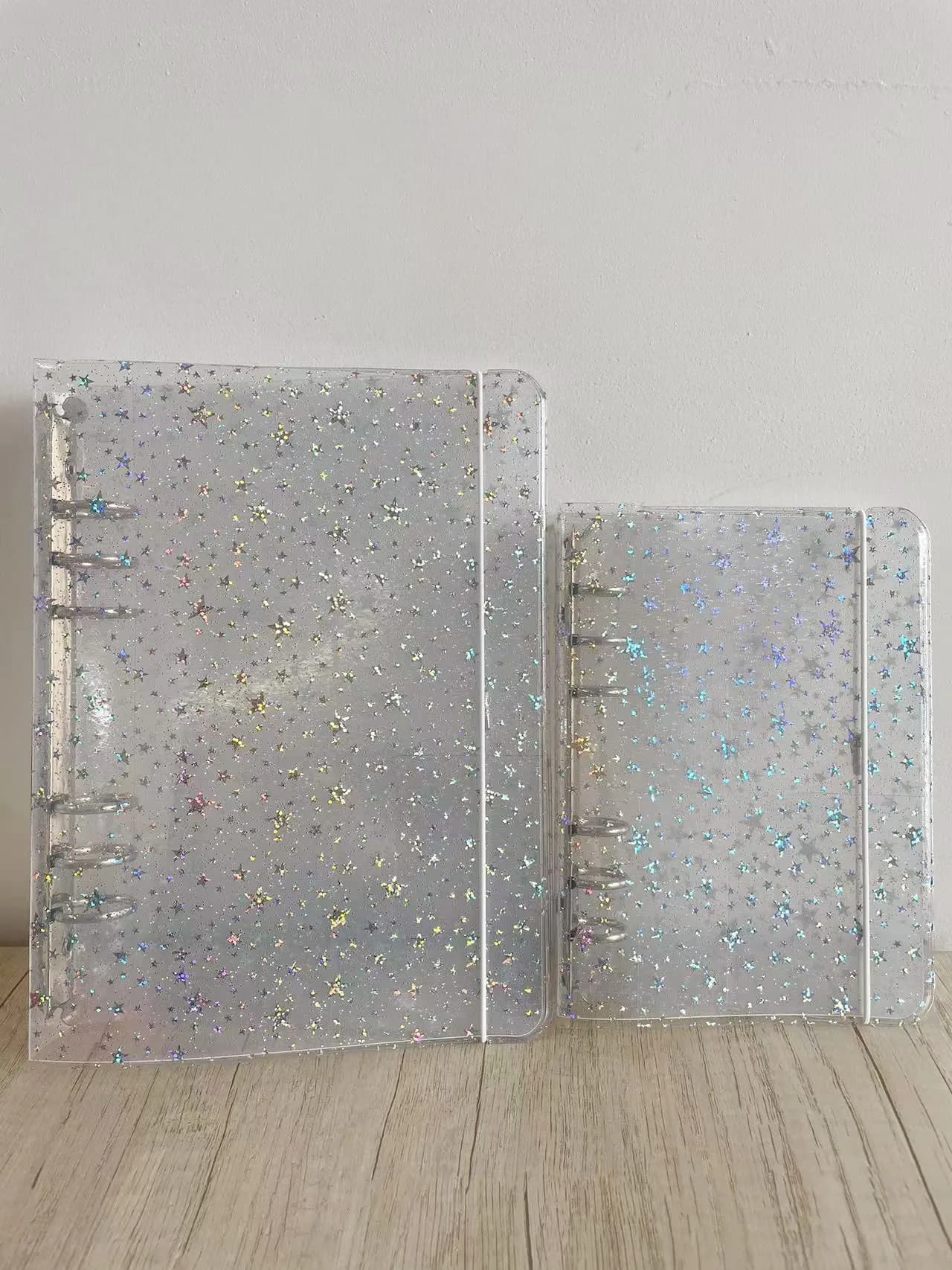 A5 A6 Glittery StarBinder Photo Collect Book & Journal Bonds Notebook Agenda Organizer Planner cancelleria scolastica