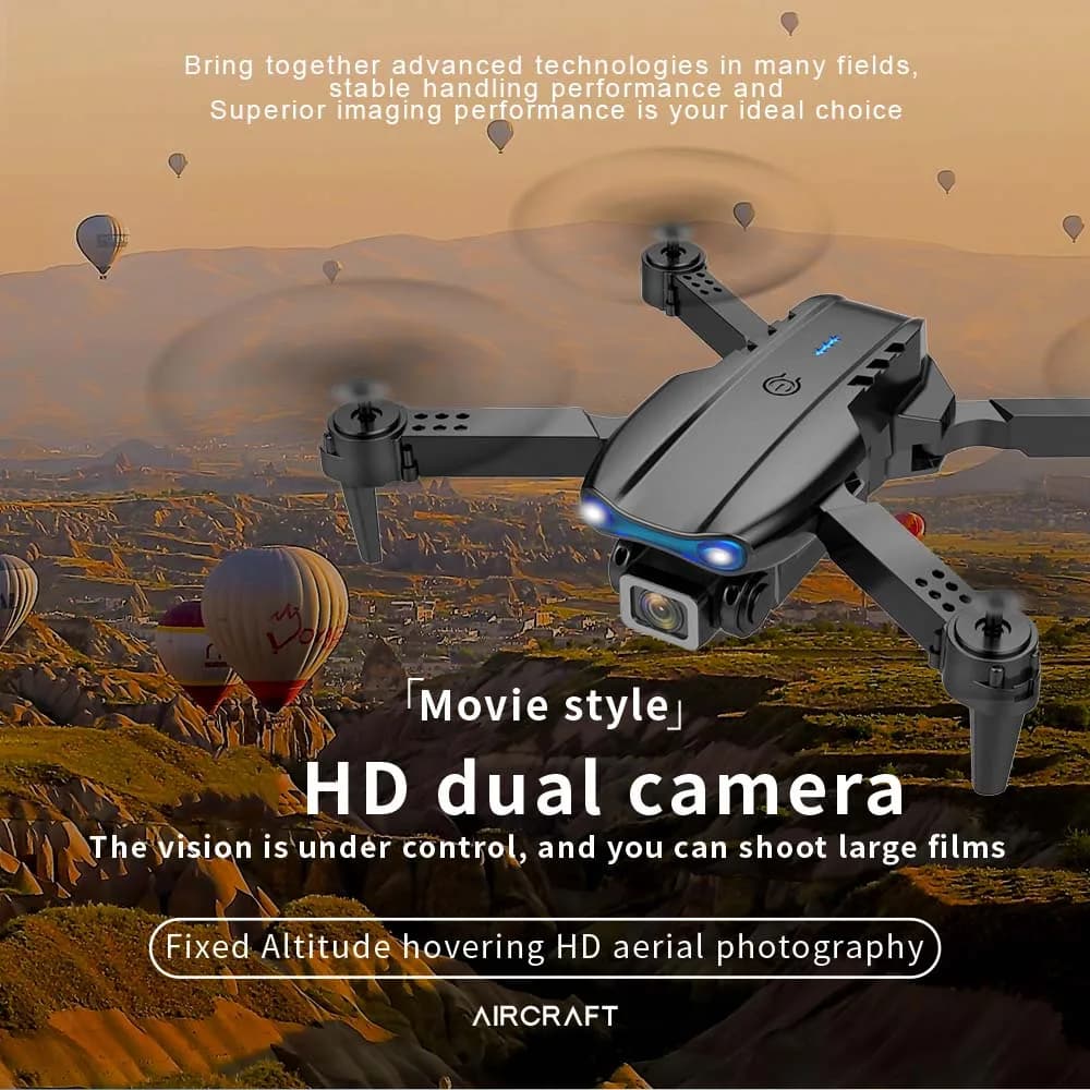KBDFA E99 K3 Pro Drone Quadcopter professionale Doppia fotocamera Evitamento ostacoli Elicottero RC Giocattolo di controllo remoto Regalo