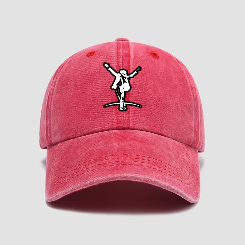 Chinese Western Trend Duckbill Sun Hat, Soft Top Michael Jackson Baseball Cap, Men Women Casual Outdoor Hat, Fan Present