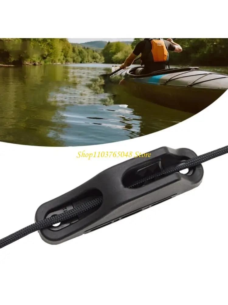 R53E Tacchetti per corda per kayak leggeri Rilascio facile Tacchetti a presa rapida in nylon Robusto fermacavo per barche in per
