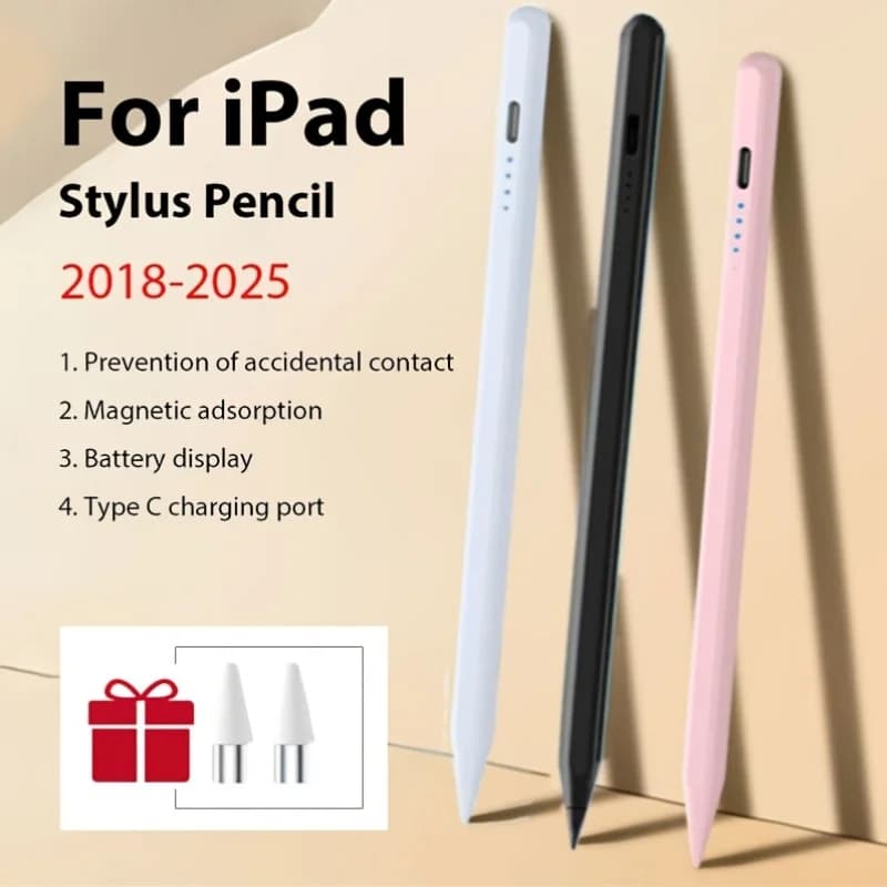 Penna Stilo per Tablet da Disegno, Penna Touch per iPad Pro 11 12 Mini Pro 3rd 11th Air M5 M3 M4