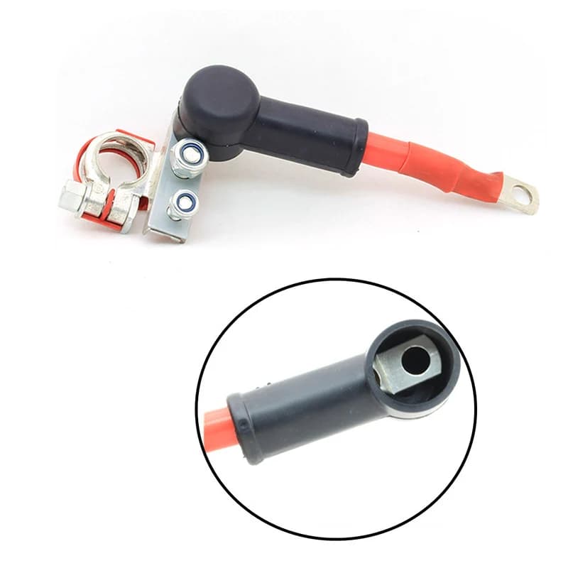 2 pezzi di gomma per auto, motociclette, batteria, terminale negativo positivo, tappo di copertura, copertura terminale batteria, copertura clip batteria