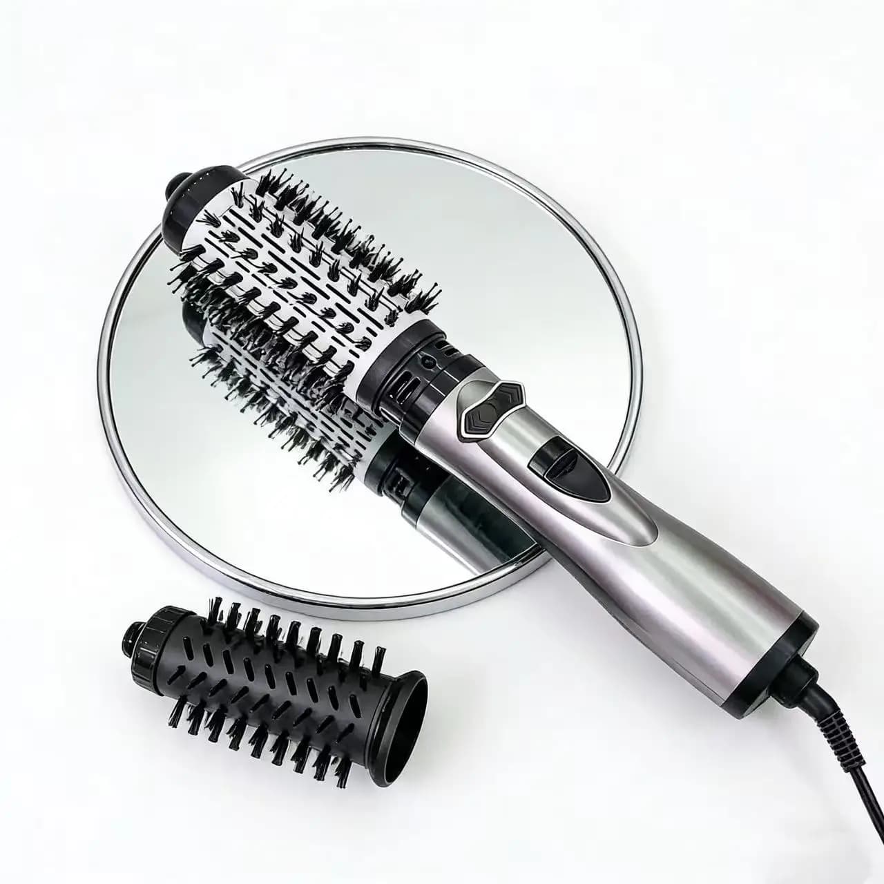 Automatic Rotating Curling Iron for Beautiful Voluminous Fluffy Curls Styling Drying Humidification with Temperature Control
