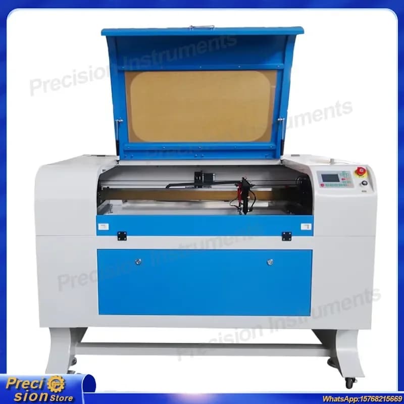 Macchina per Incisione Laser da Tavolo ad Alta Precisione 10W 20W 30W, Tagliatrice Laser CO2 in Fibra per Incisione su Metallo, Legno, Acrilico, PCB