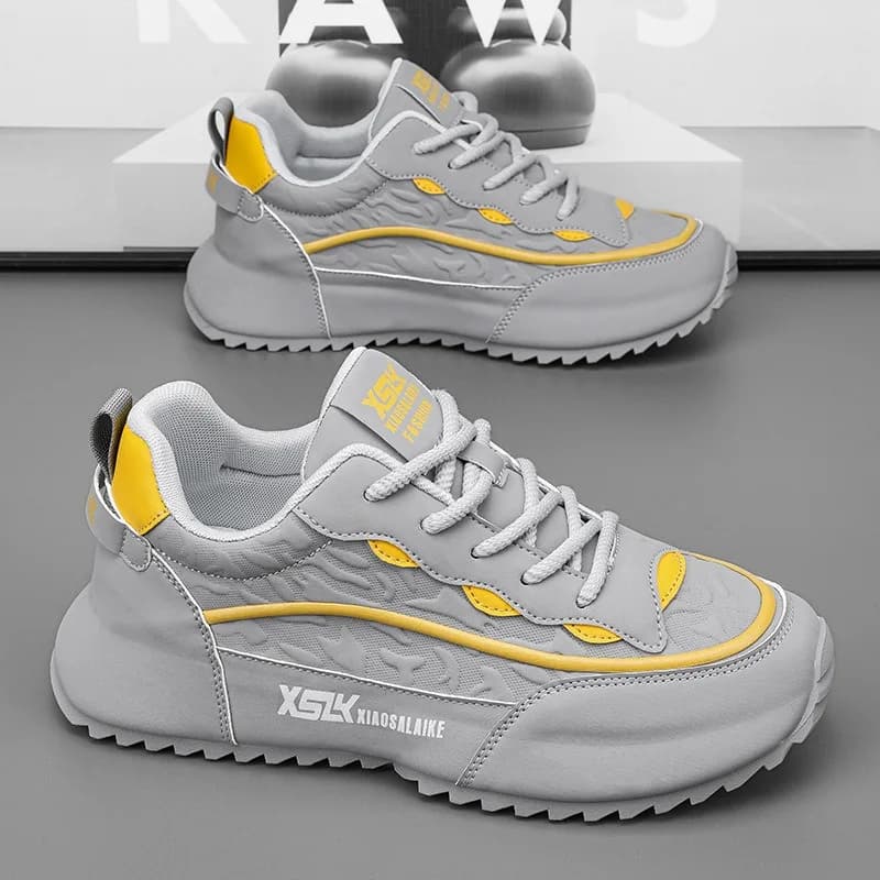 Men's Vulcanized Shoes With Big Size Platform 39-48 Women's Casual Wear Resistant Sneakers Luxury Men's Running Shoes