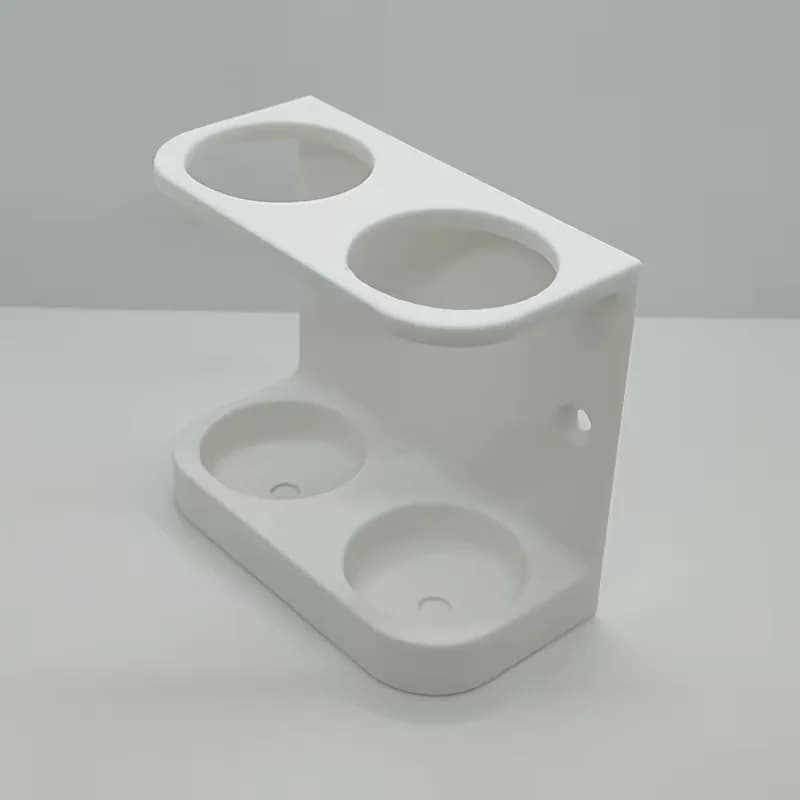 1 white electric toothbrush holder and charging base for Oule Bio&Philips Sonicare, brush organizer and toiletries
