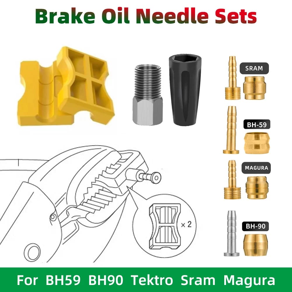 Perno freno idraulico BH59 BH90 ago olio/strumento di montaggio tubo flessibile per bicicletta Shimano Sram Tektro Magura