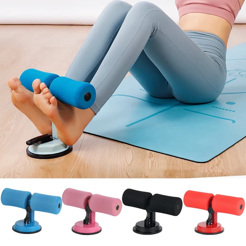 Assistente per sedersi addominale portatile Ventose Supporto per caviglia Fitness Esercizio addominale Perdita di peso Attrezzatura per pratica in palestra a casa
