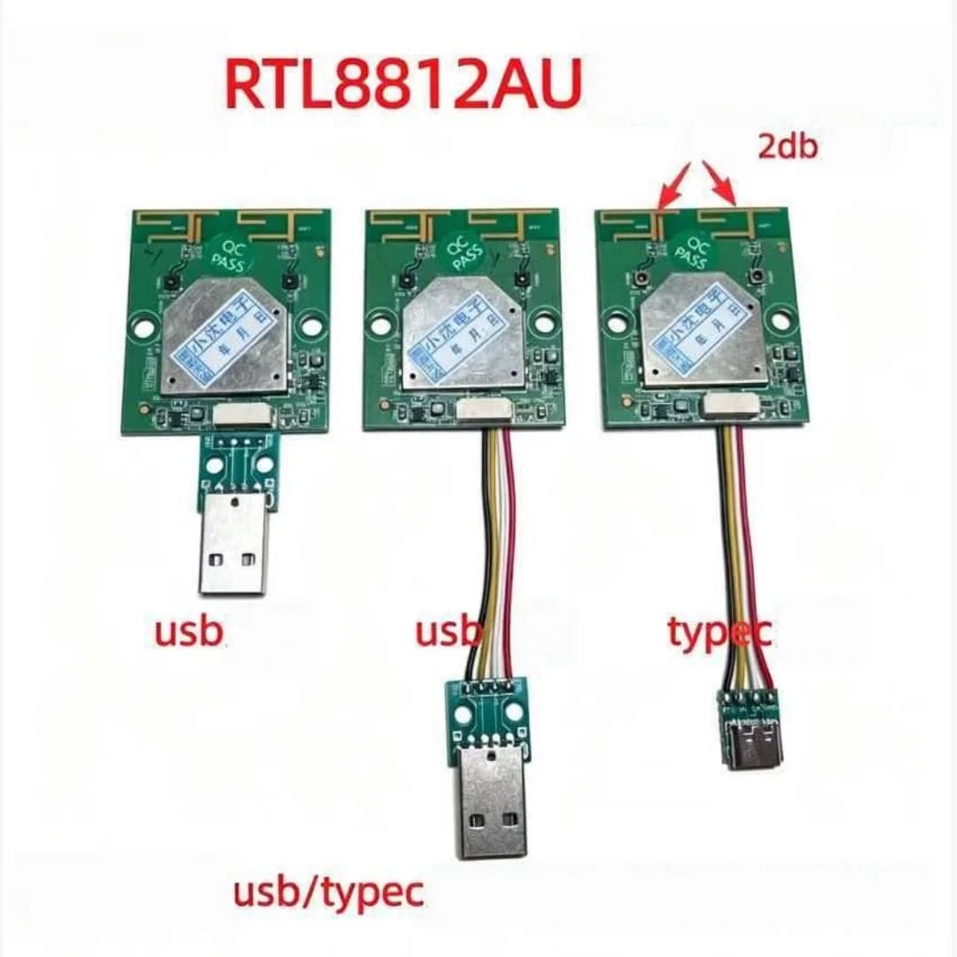 RTL8812AU High-power 5G Launch Network Card Kali Ubuntu Raspberry Pi Image Transmission Wifi