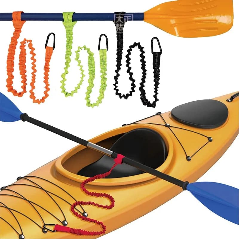 1pc 100 centimetri Kayak Paddle Anti Goccia Corda Elastica Riflette Luce Fissa Focaccina Gonfiabile Barca Da Pesca Fibbia Tavola Da Surf parti di trazione