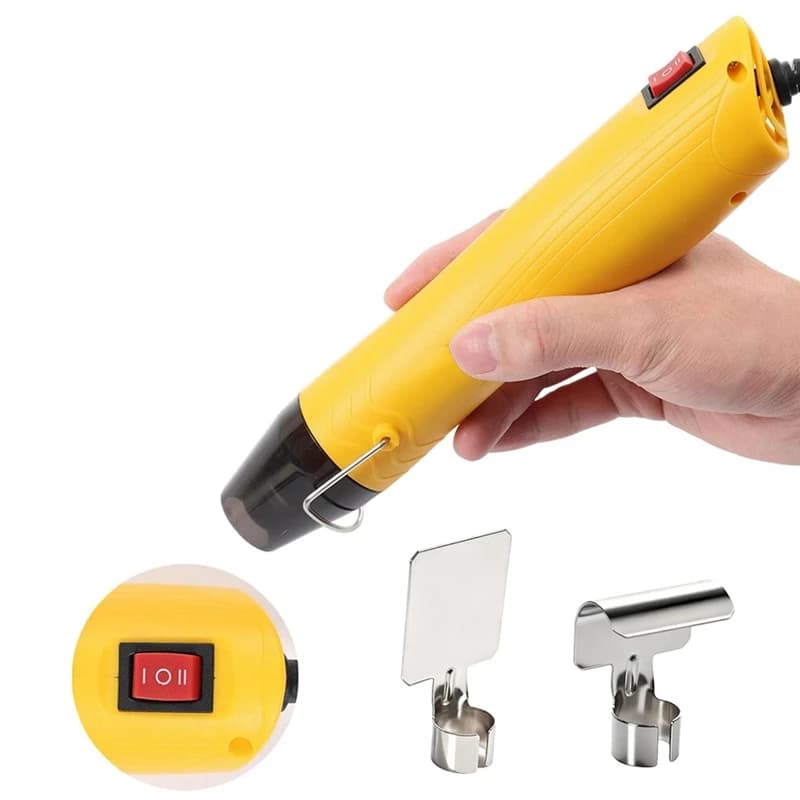 DT16 350W Heat Gun for Crafting Dual Temperature Hot Air Gun 3.28FT Cord EU Plug for Shrink Wrap Embossing