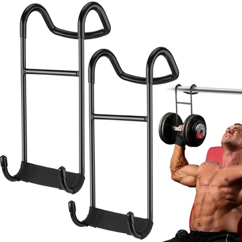 1 Piece Safety Hooks for Manubri, Ganci Resistant for Manubri, Accessories for Rack for Manubri for Panca Piana