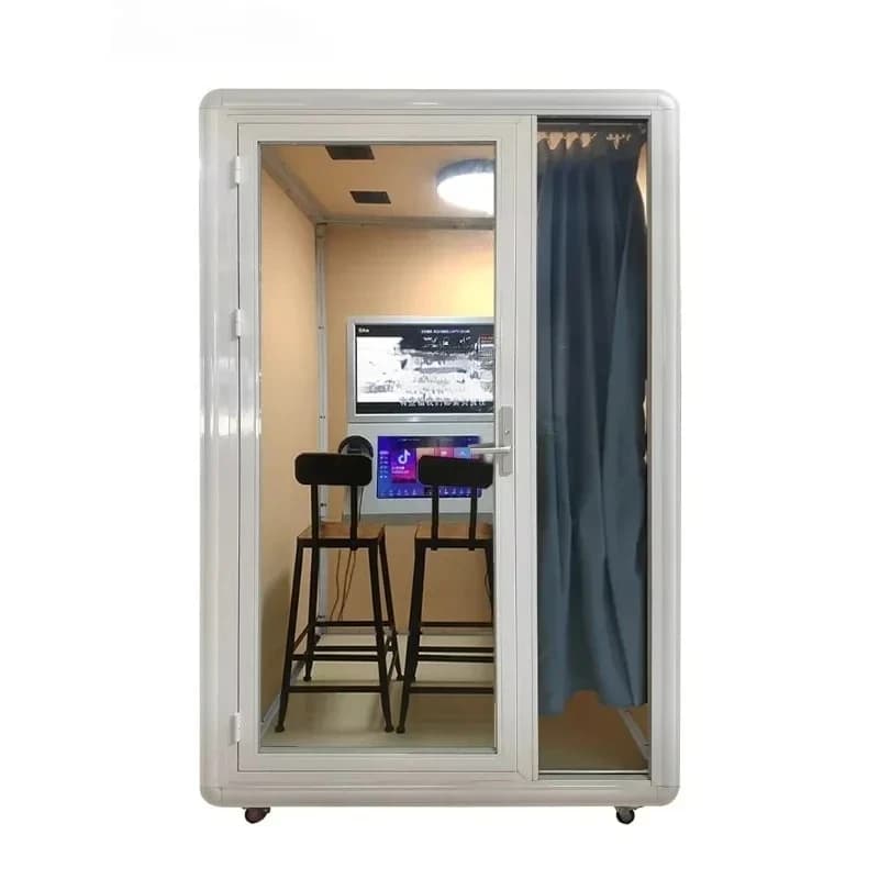 Nuova Cabina Karaoke di Lusso Leggero per Casa, Mini K Bar, Macchina Karaoke con Stanza Insonorizzata in Vetro, Macchina per Cantare, K Bar Familiare, K Mobile
