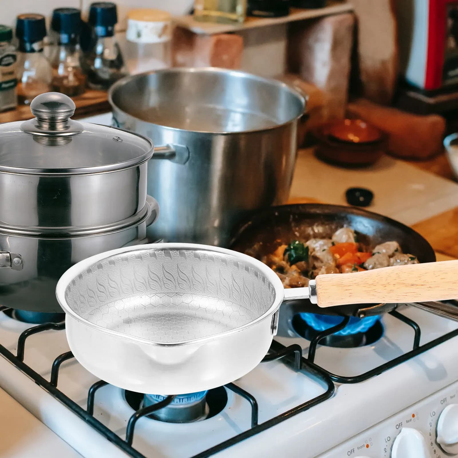 Stainless Steel Non-Toxic Non-Toxic Plate for Eggs and Breakfast