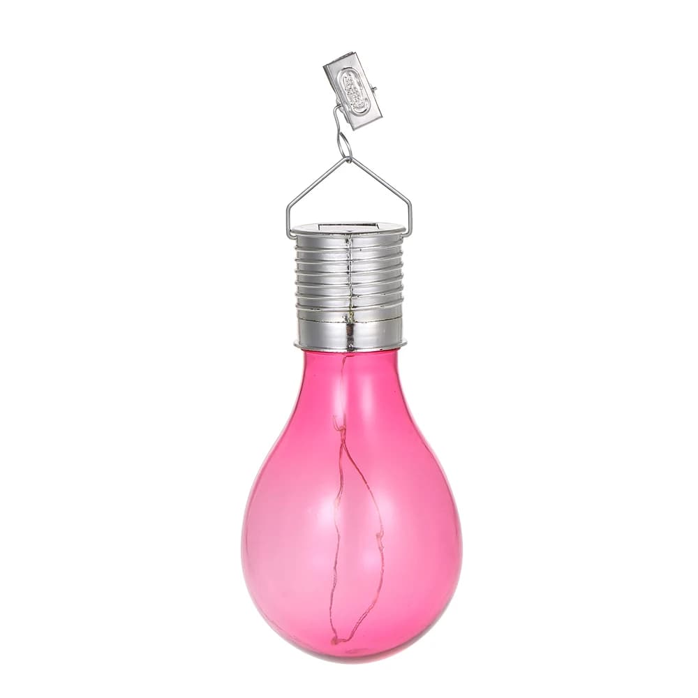 Lampada a LED a sospensione con lampadina a risparmio energetico ad energia solare con clip per il controllo dell'illuminazione Luci da esterno resistenti all'acqua IP44